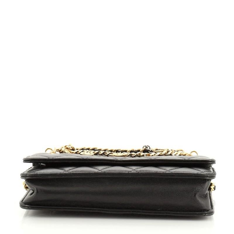 Chanel Egyptian Amulet Wallet on Chain Quilted Lambskin In Good Condition In NY, NY