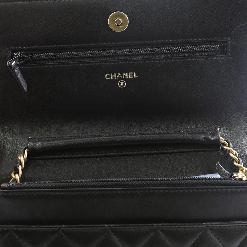 Chanel Egyptian Amulet Wallet On Chain Quilted Lambskin In Good Condition In NY, NY