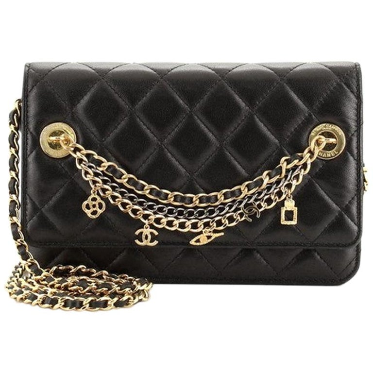 Chanel Egyptian Amulet Wallet on Chain Quilted Lambskin at 1stDibs
