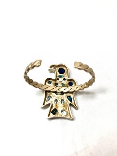 Chanel Egyptian Motif Cuff Bracelet