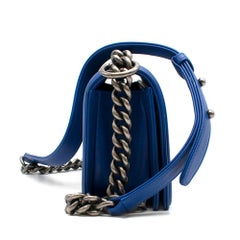 Chanel Electric Blue Limited Edition Stingray Le Boy Bag