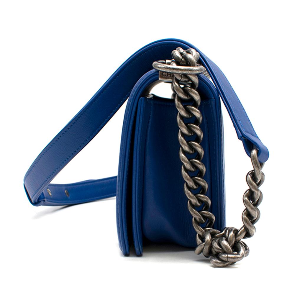 chanel electric blue bag