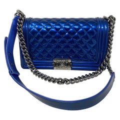 Chanel Electrique Blue Boy Bag