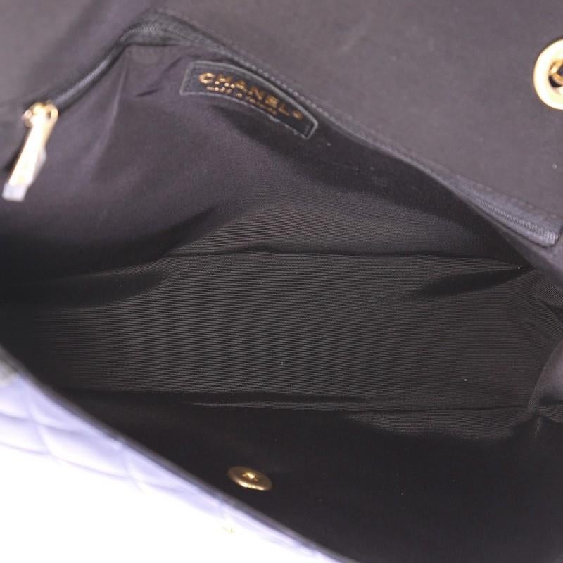 Chanel Elegant CC Flap Bag Quilted Lambskin Jumbo 1