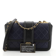 Chanel Elegant CC Flap Bag Quilted Lambskin Medium