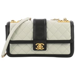 Chanel Elegant CC Flap Bag Quilted Lambskin Medium