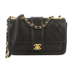 Chanel Elegant CC Flap Bag Quilted Lambskin Medium 