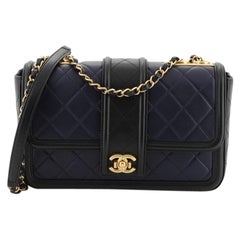 Chanel Elegant CC Flap Bag Quilted Lambskin Medium