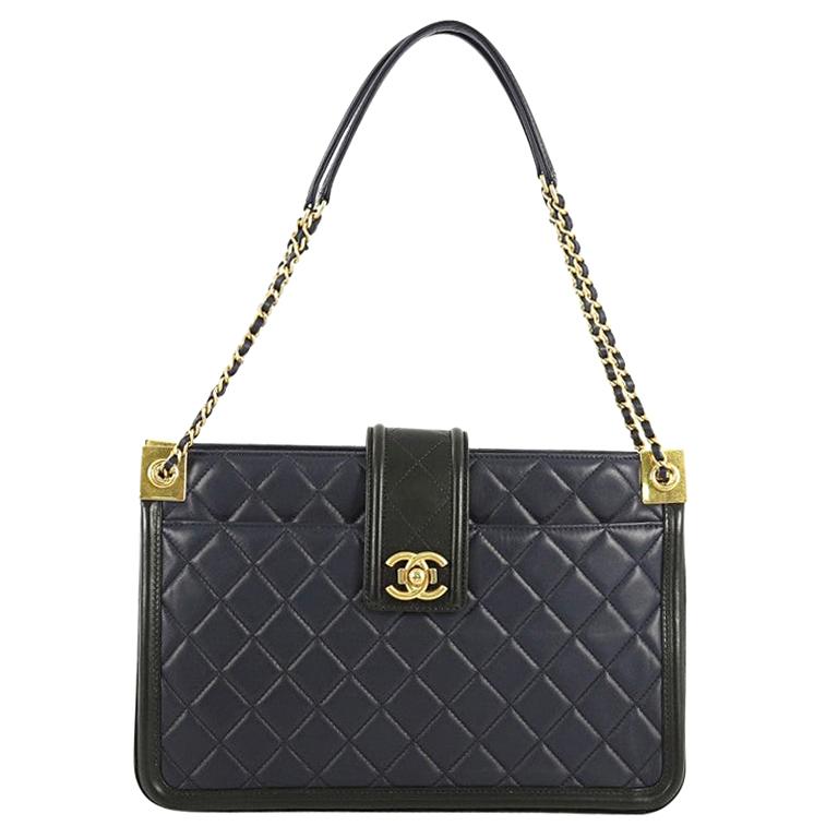 Chanel Shopping Tote Perforated Caviar Small at 1stDibs