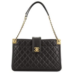 chanel elegant cc bag Chanel Elegant CC Tote Quilted Lambskin Large