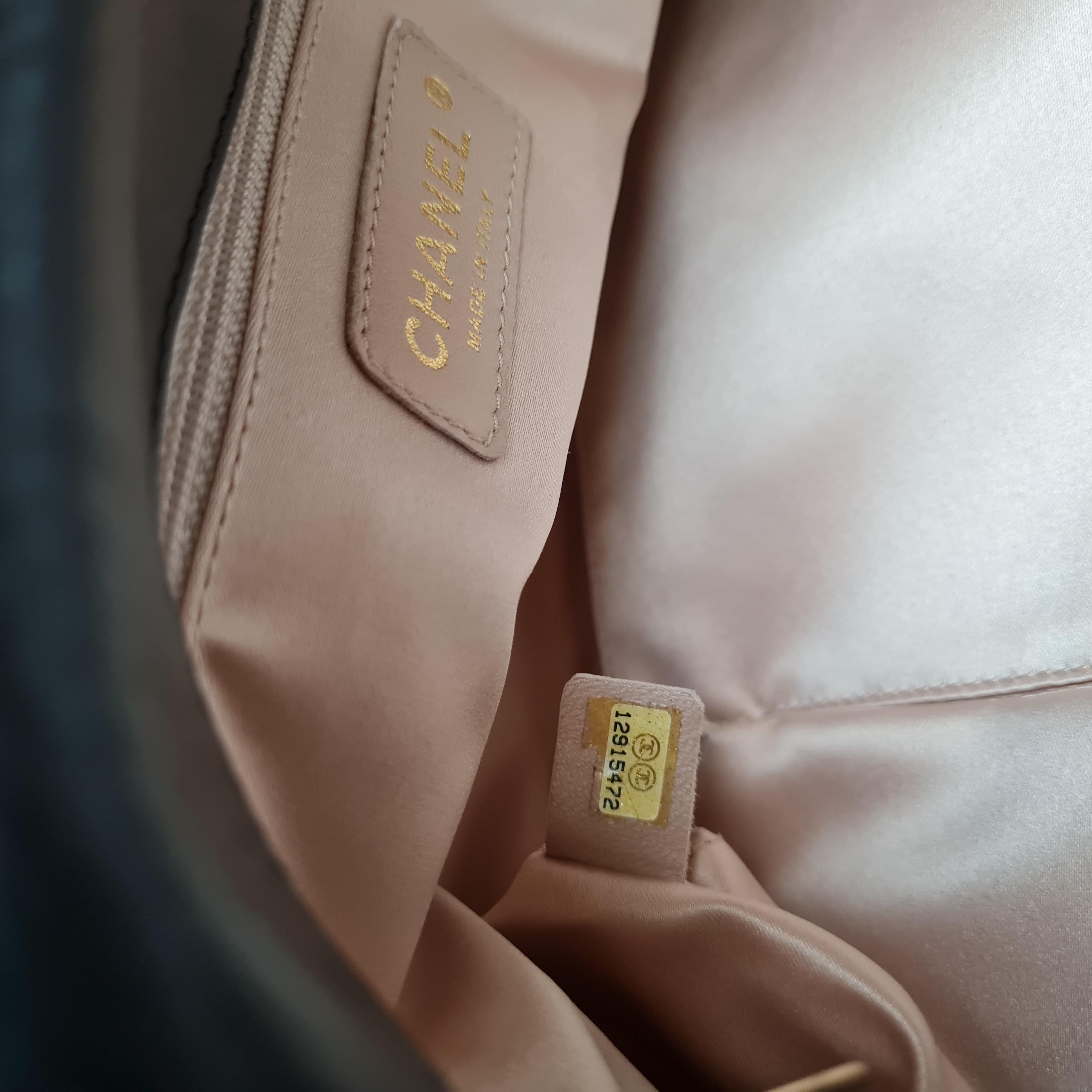 Women's or Men's Chanel Embossed Jumbo Flap Bag