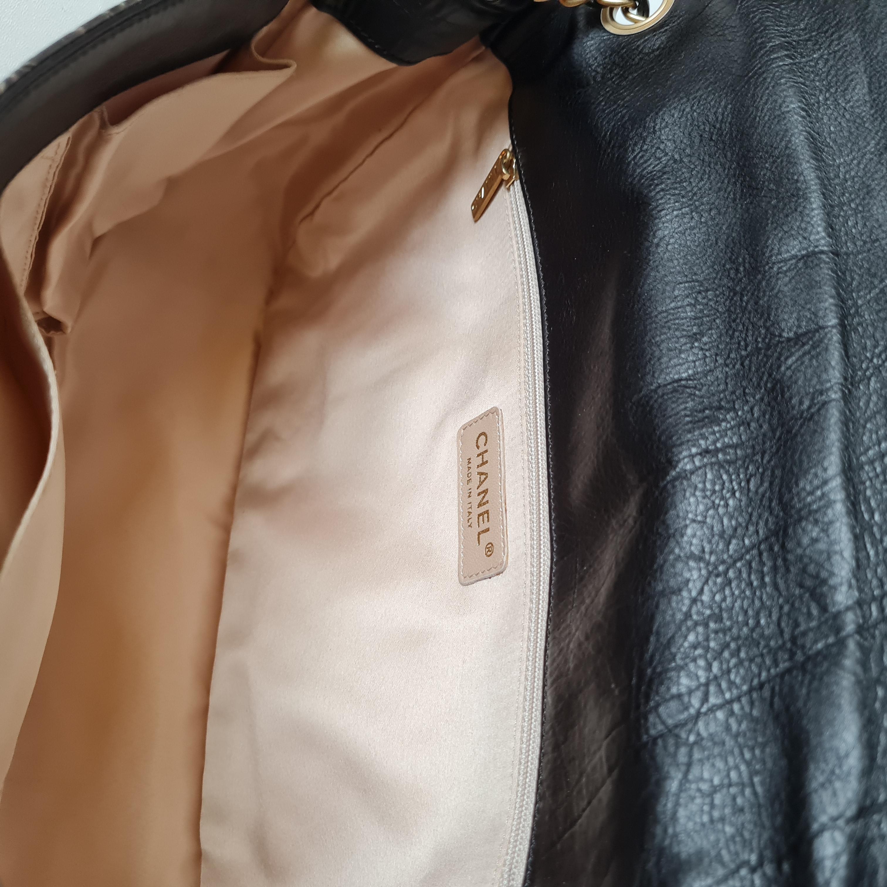 Chanel Embossed Jumbo Flap Bag 1