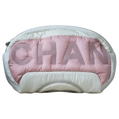 Chanel Embossed Nylon Waist Bag