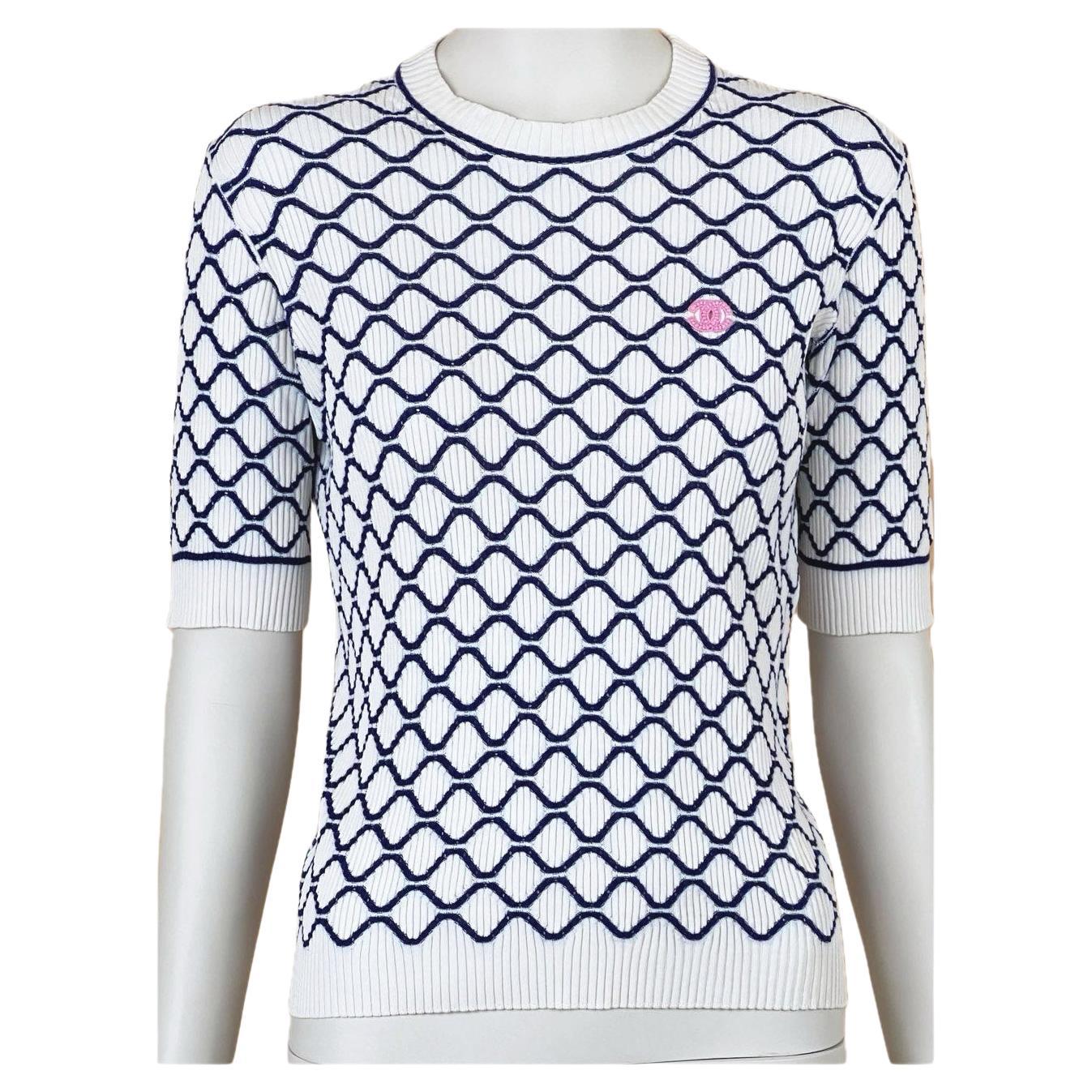 Chanel Embroidered CC Logo Jumper