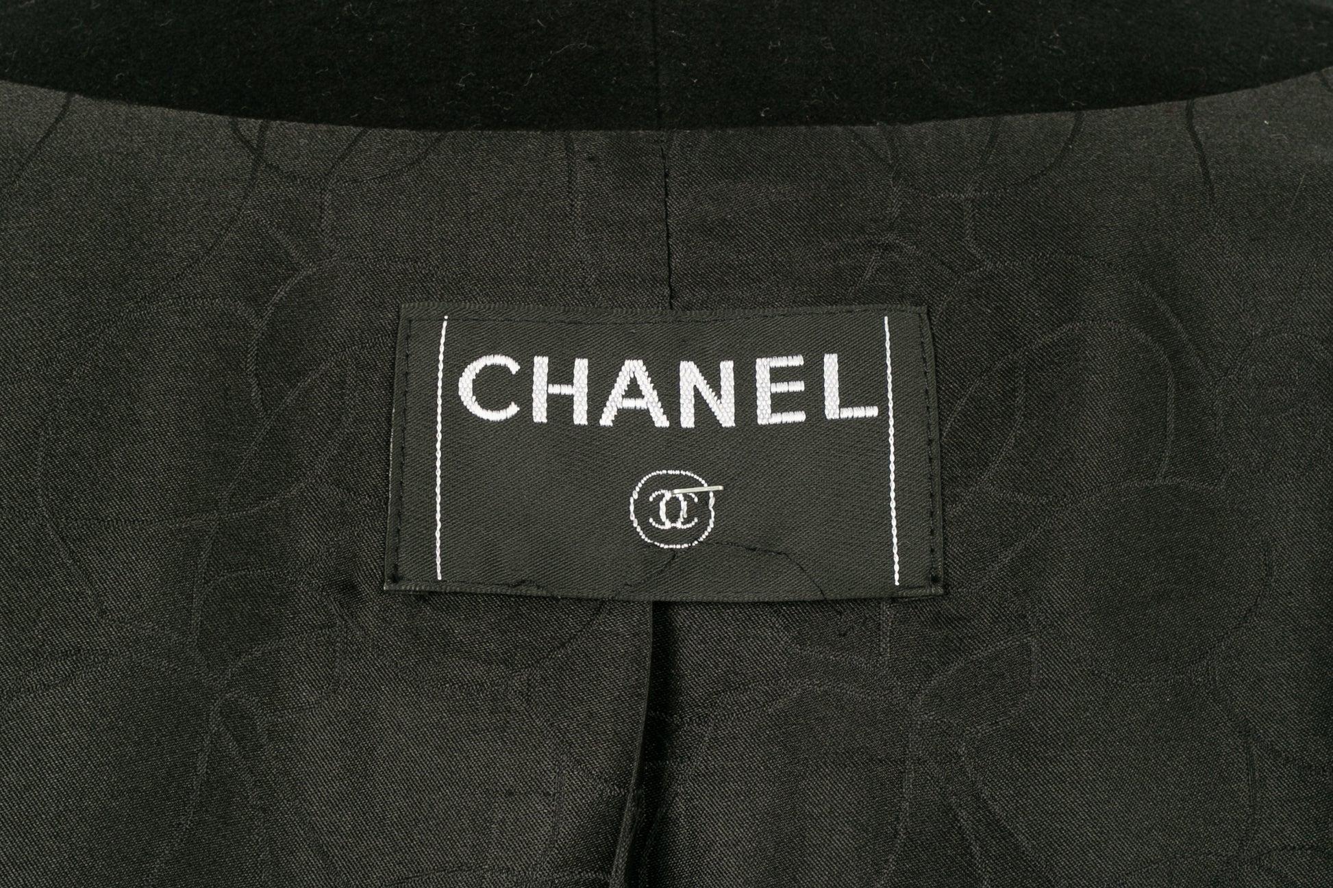 Chanel Embroidered Jacket in Suede and Lace with Sequins For Sale 3
