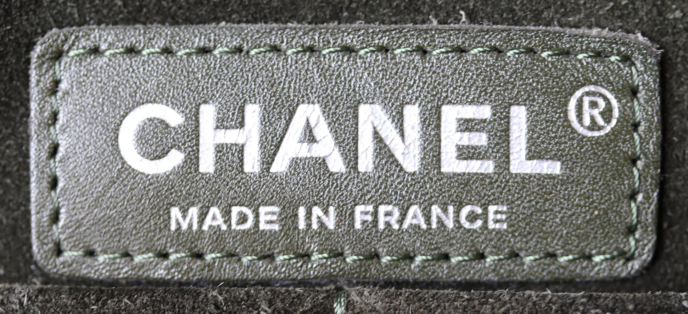 Chanel Embroidered Suede Calfskin Messenger Bag  2