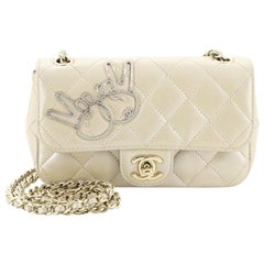 Chanel Emoticon Classic Single Flap Bag Quilted Lambskin Extra Mini