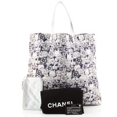 Chanel Emoticon Shopping Tote Printed Nylon Large