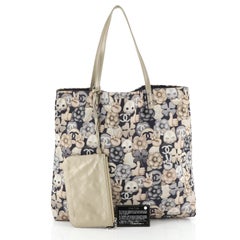 Chanel Emoticon Shopping Tote Printed Nylon Small