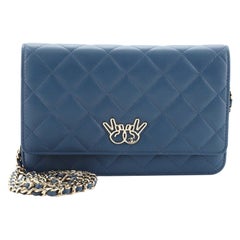 Chanel Emoticon Wallet on Chain Quilted Lambskin