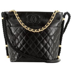 Chanel En Vogue Hobo Crumpled Calfskin
