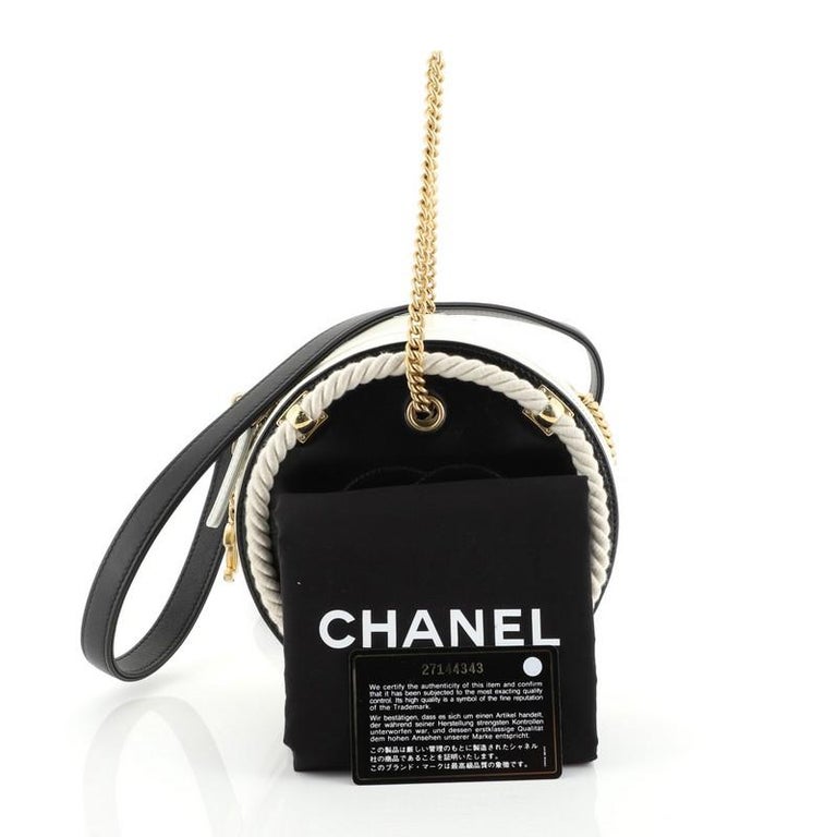 Chanel En Vogue Round Bag Crumpled Calfskin Small at 1stDibs