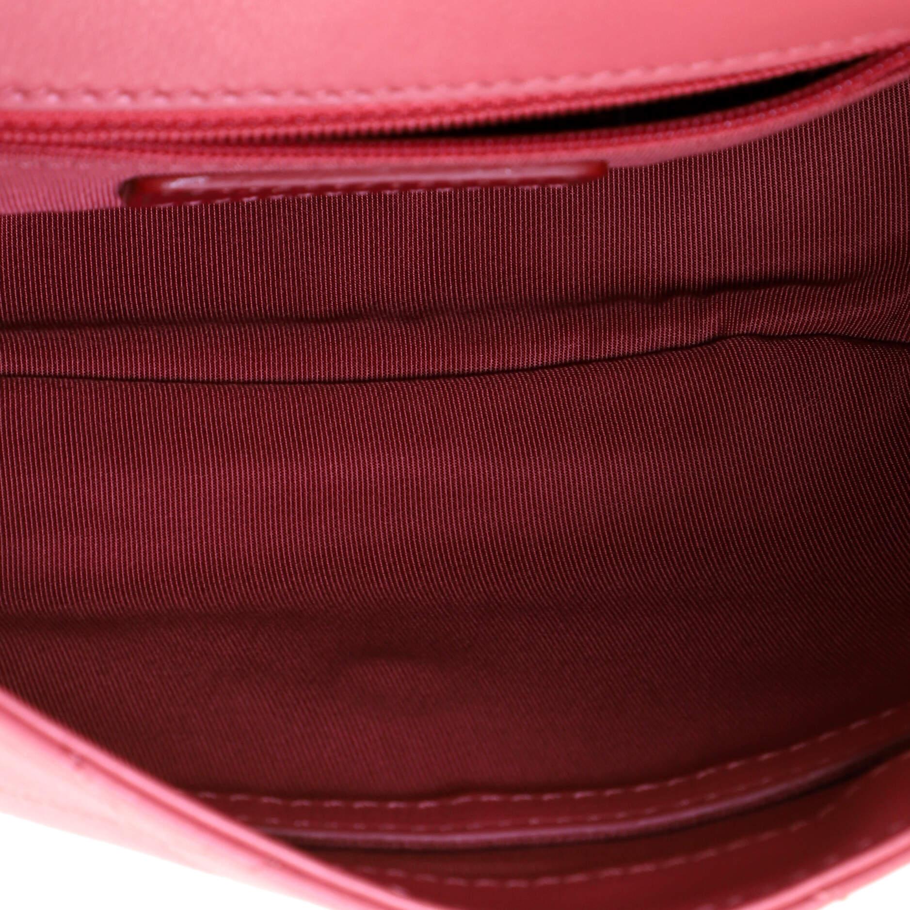 Chanel Enamel CC Chain Flap Bag Stitched Calfskin Small 1