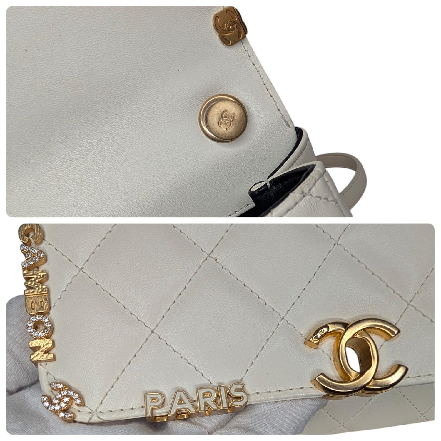 Chanel Enamel Strass Quilted Paris Monaco Mini Rectangular Flap For Sale 5