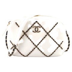 Chanel Entwined Chain Camera Case Quilted Lambskin