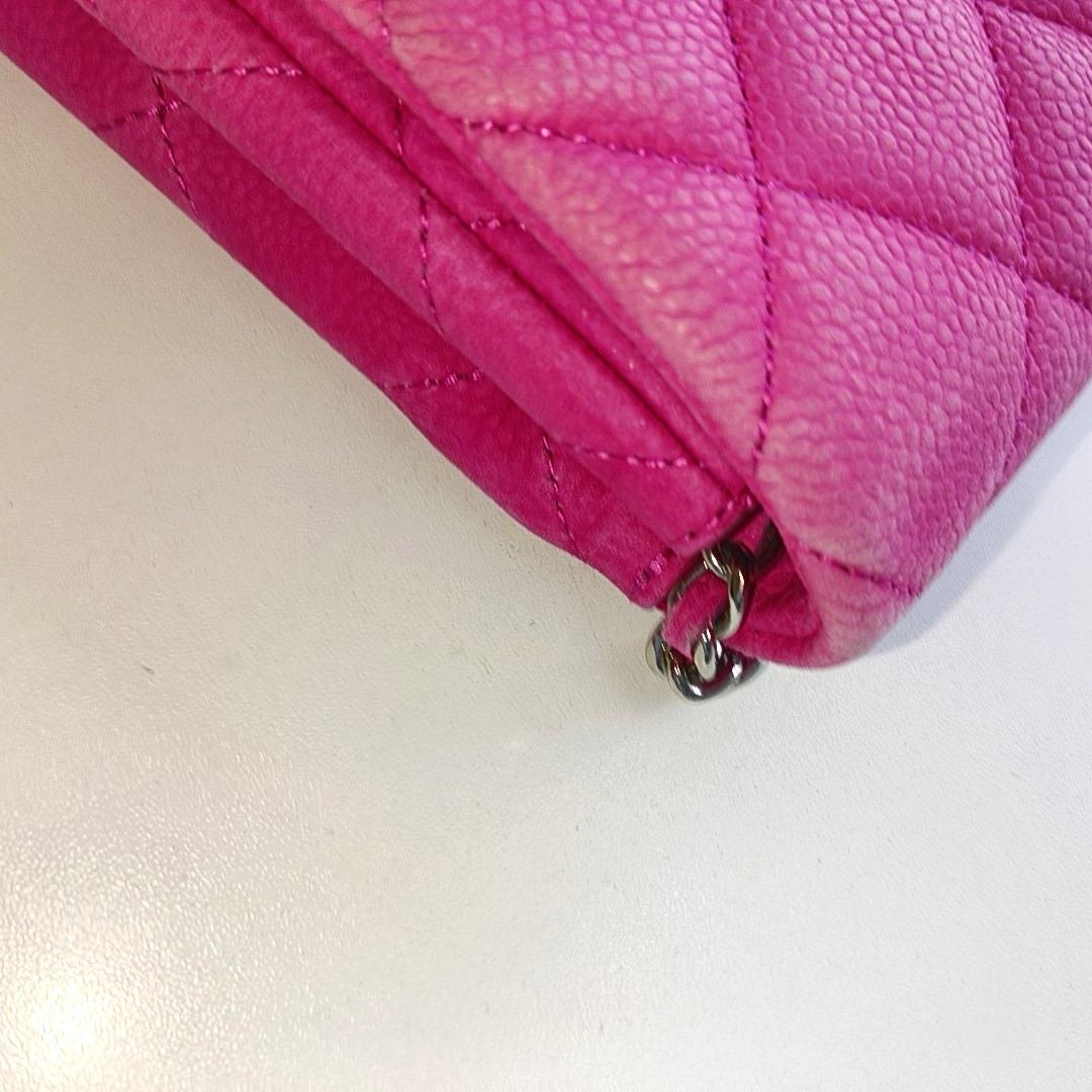 Chanel Envelope Clutch with Chains Pink Caviar Leather, 2013-2014 7