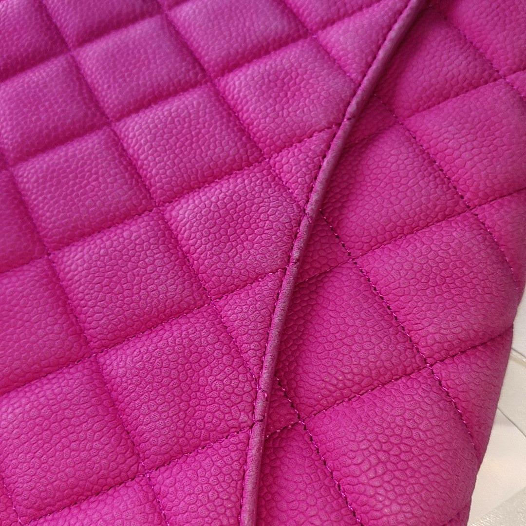 Chanel Envelope Clutch with Chains Pink Caviar Leather, 2013-2014 11