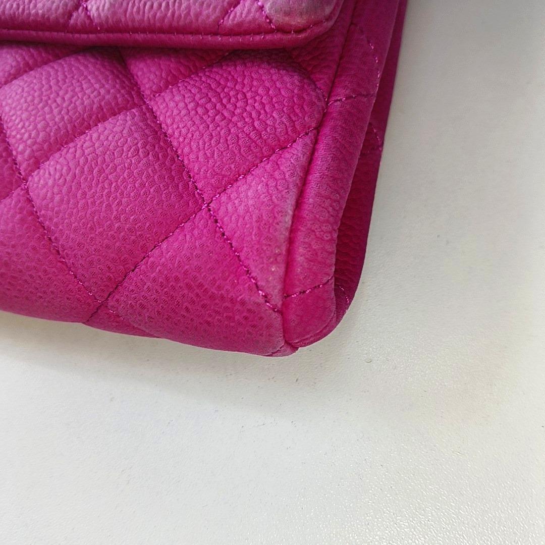 Chanel Envelope Clutch with Chains Pink Caviar Leather, 2013-2014 14