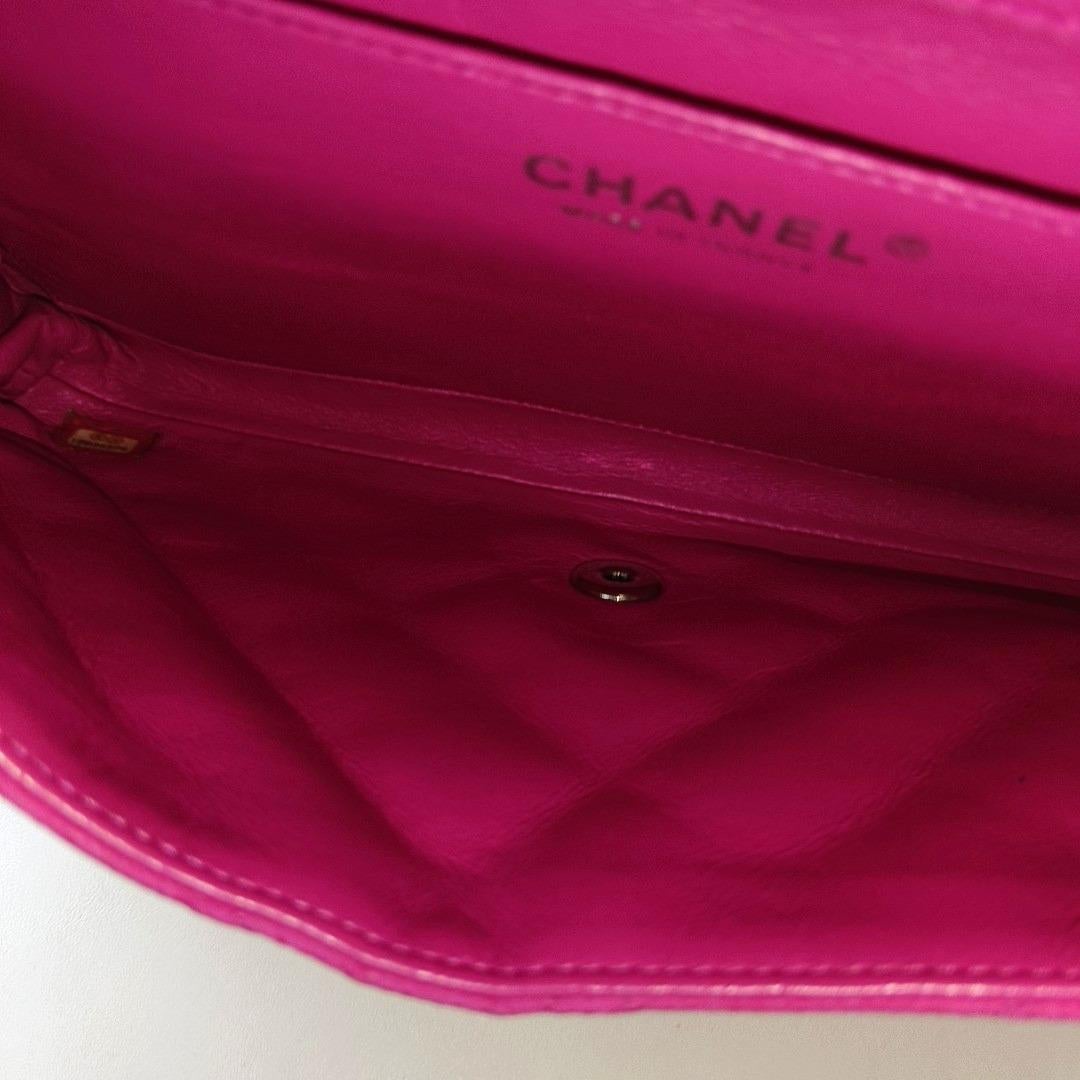 Chanel Envelope Clutch with Chains Pink Caviar Leather, 2013-2014 3