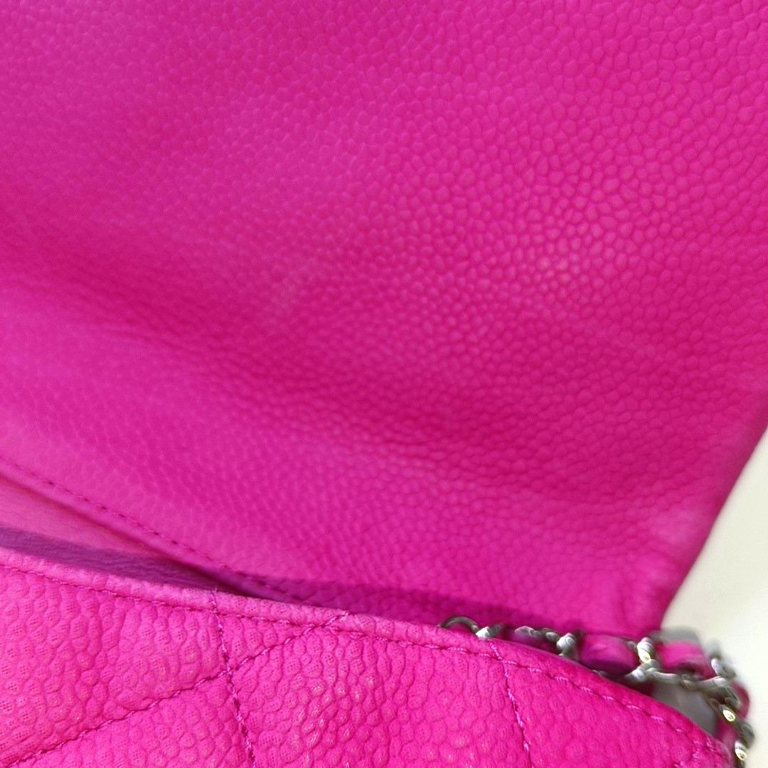 Chanel Envelope Clutch with Chains Pink Caviar Leather, 2013-2014 5