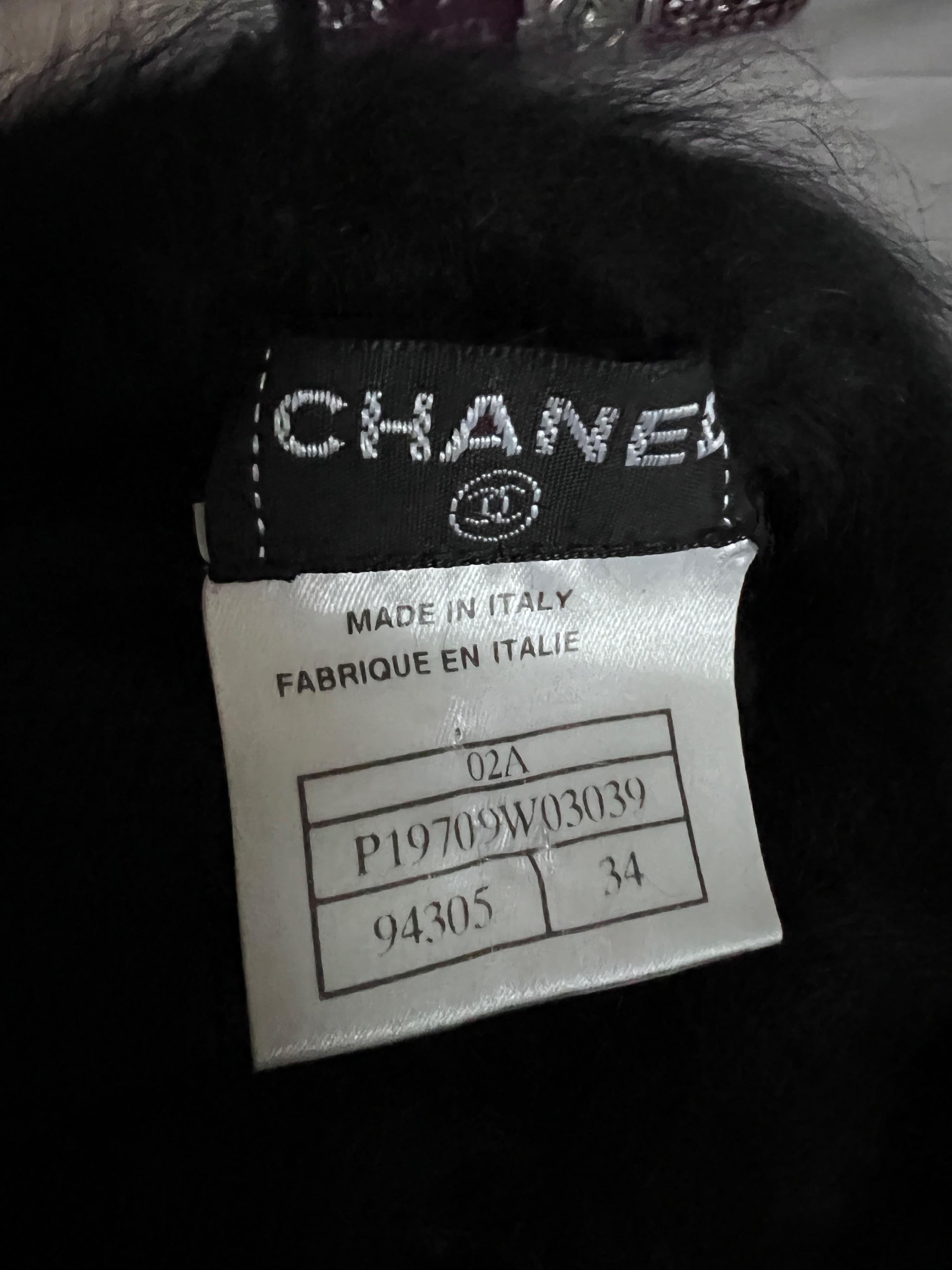  Chanel Escorial Angora CC Logo High Neck Pullover 4