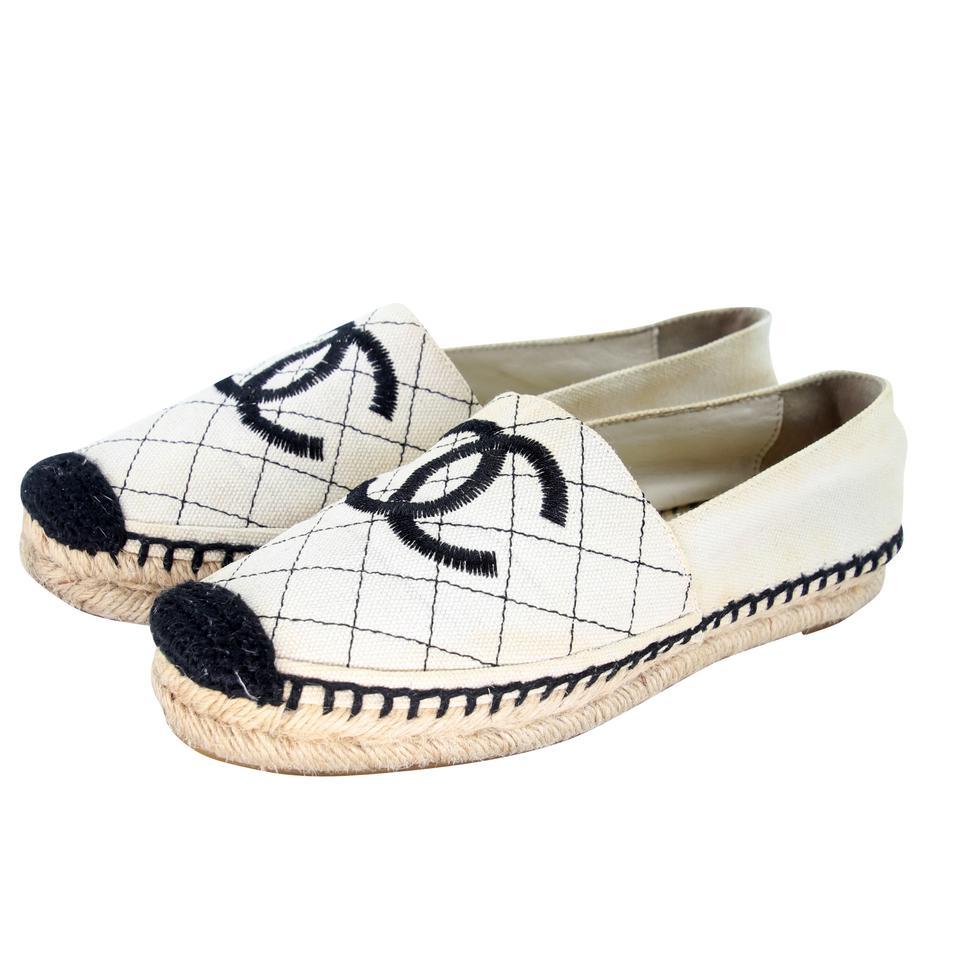 chanel quilted espadrilles