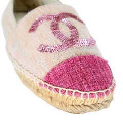 Chanel Espadrille 36 - Chaussures plates à sequins CC-0402N-0094
