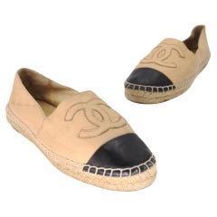 Chanel Cap Toe Shoe - 214 For Sale on 1stDibs  chanel cap toe flats, cap  toe chanel shoes, cap toe shoes chanel