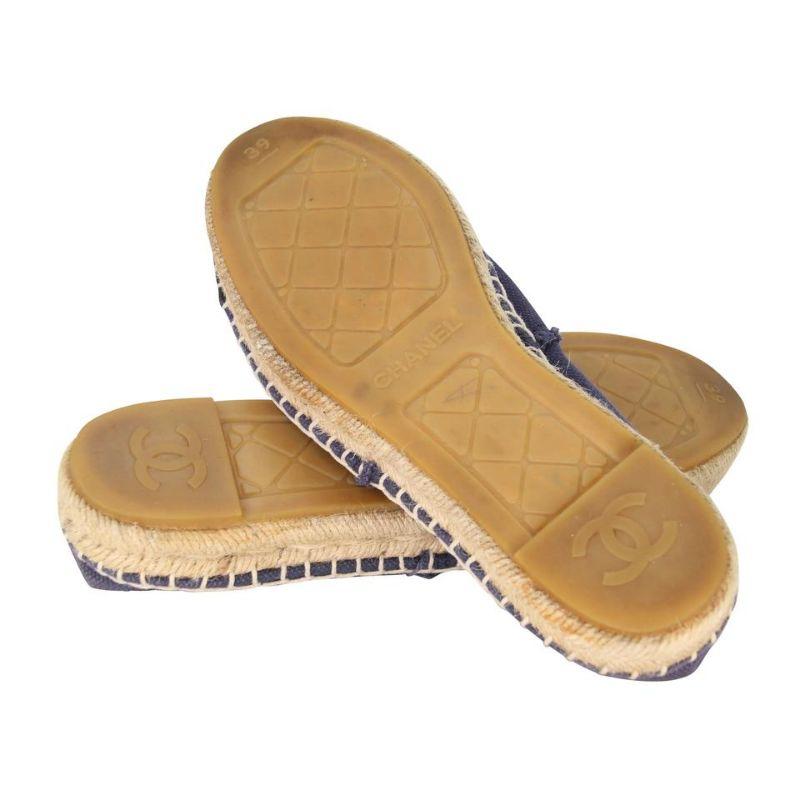 chanel espadrilles canvas