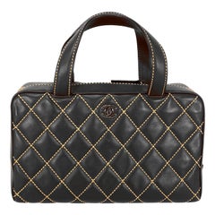 Chanel Espresso Braun Surpique Umhängetasche
