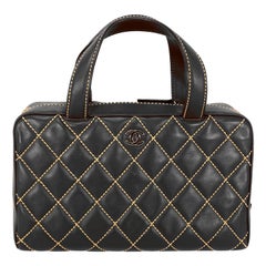 Chanel Espresso Brown Surpique Satchel 