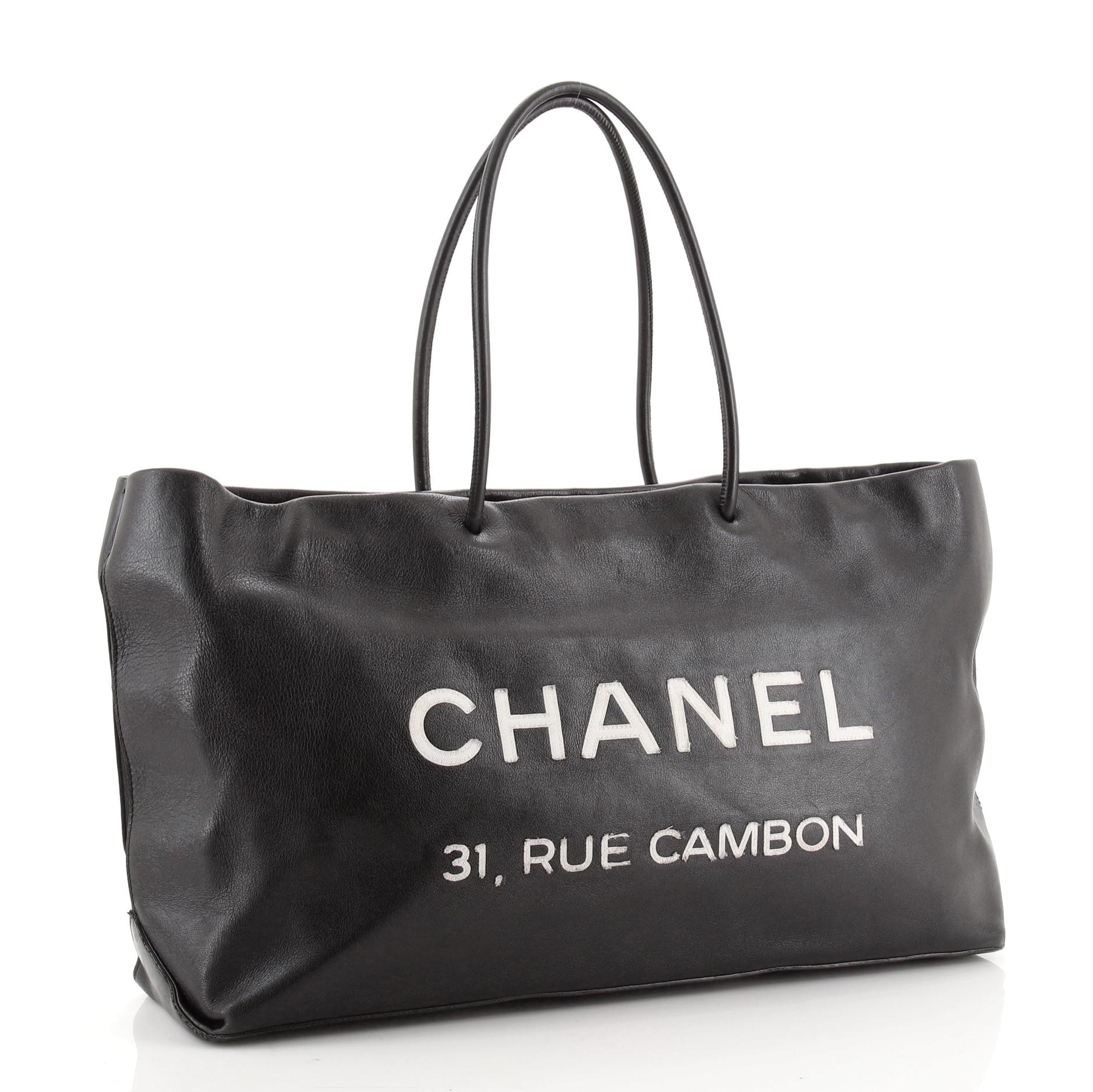 chanel rue cambon shopping bag