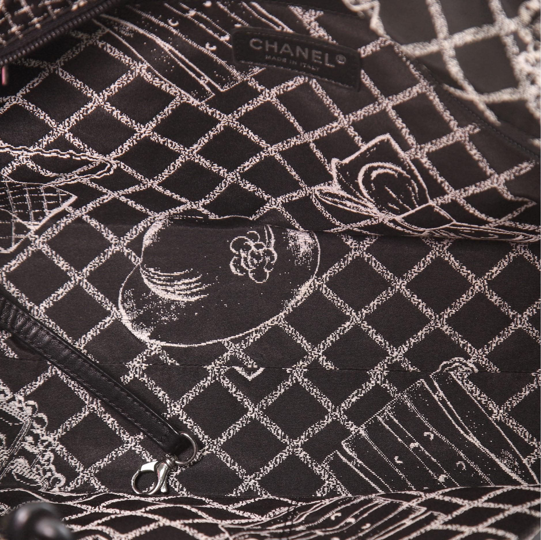 Black Chanel Essential 31 Rue Cambon Shopping Tote Leather Medium