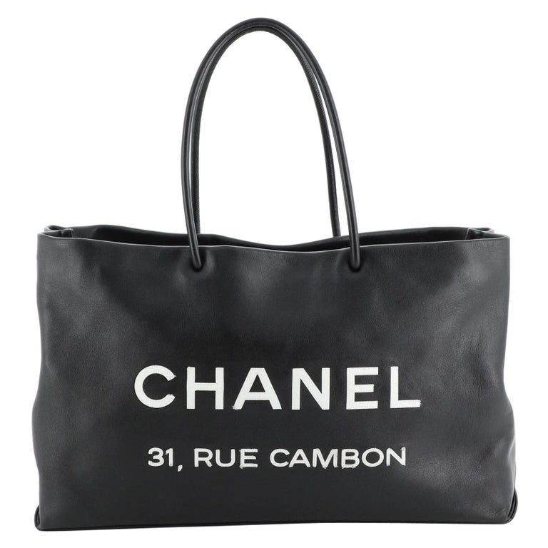 Chanel Essential 31 Rue Cambon Shopping Tote Leather Medium at 1stDibs ...