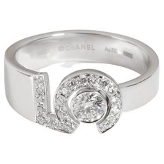 Chanel Eternal No 5 Diamond Ring in 18K White Gold