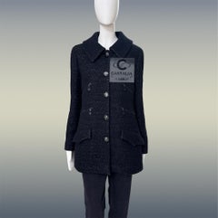 CHANEL Eternity Bound Black Tweed Jacket 38 FR