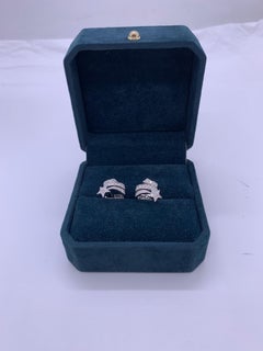 Chanel Étoile Filante 18K White Gold Diamond Earrings