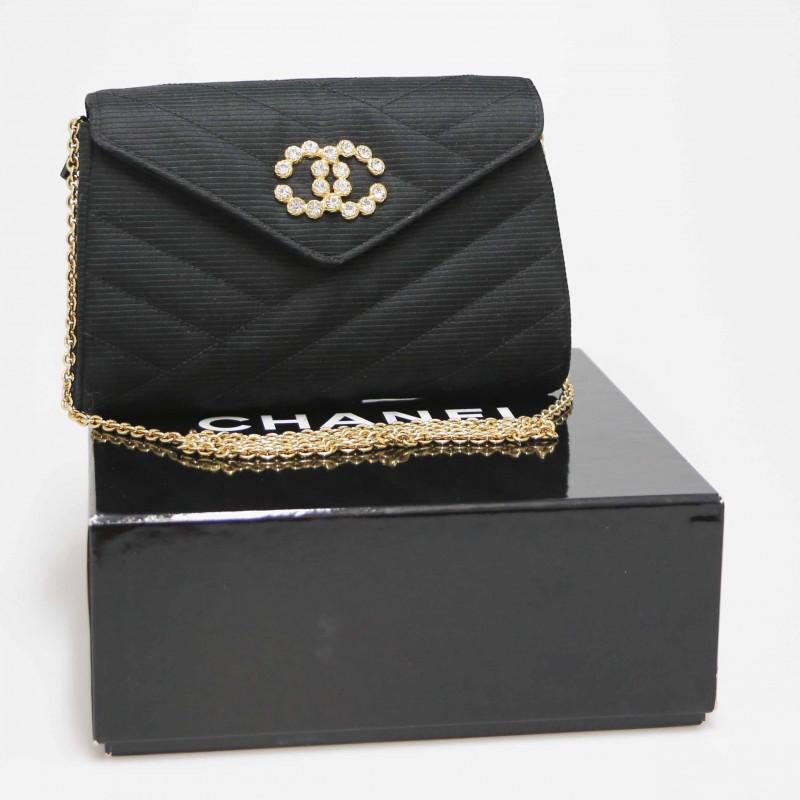 Chanel Evening Bag With Strass In Good Condition In Paris, FR