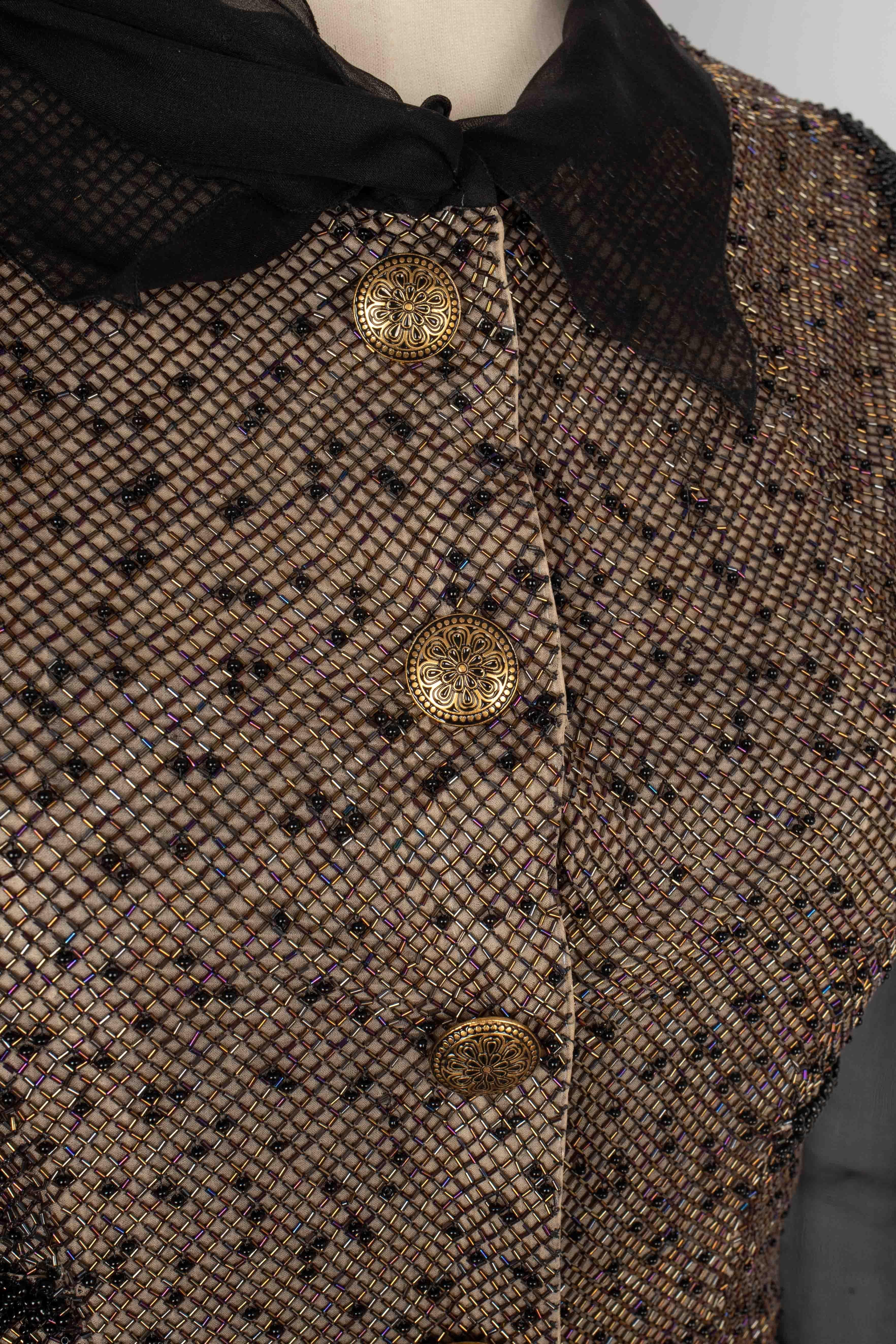 Chanel Robe de soirée haute couture 2001 en vente 5