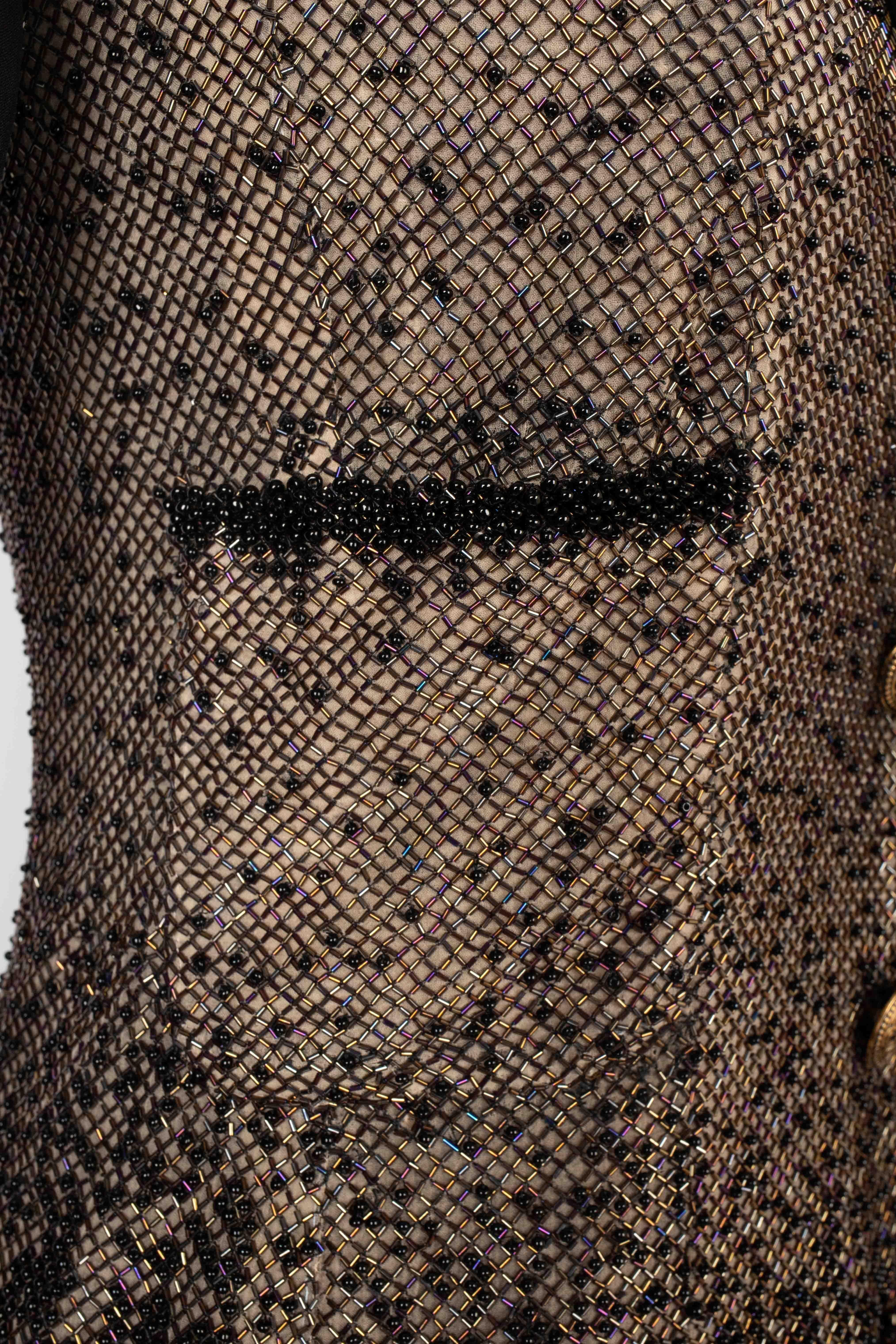 Chanel Robe de soirée haute couture 2001 en vente 6